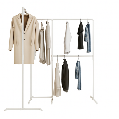 Kleiderständer Ecksystem  in Weiss