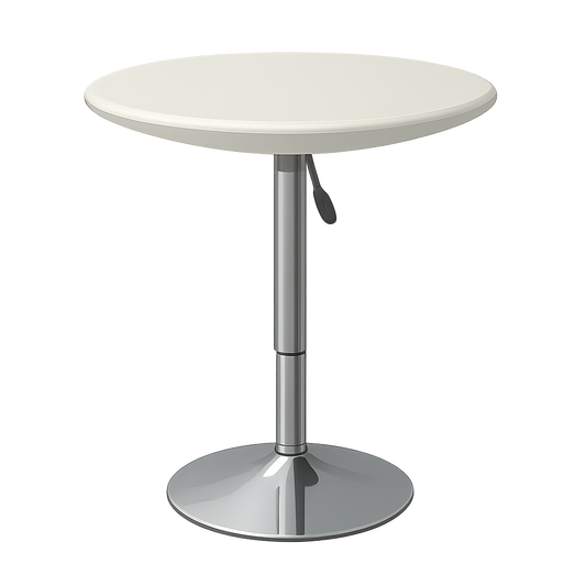 Stehtisch weiß höhenverstellbar