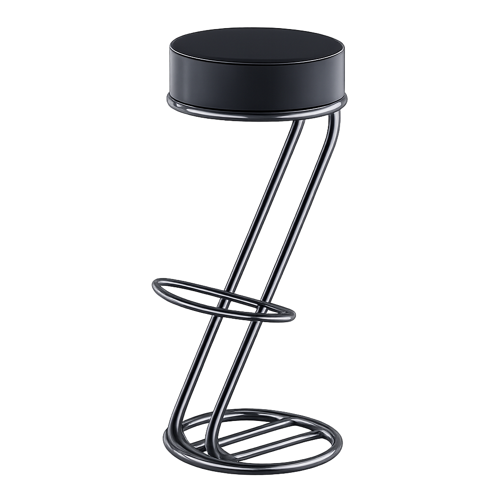 Bar Stool Z Shape Simple